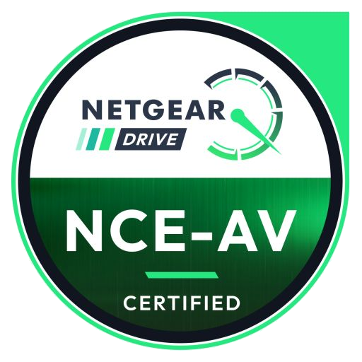 Netgear NCE-AV certification badge